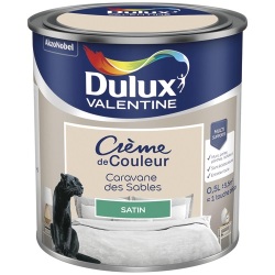 Peinture crème de Couleur satin - 0.5 L - caravane des sables
