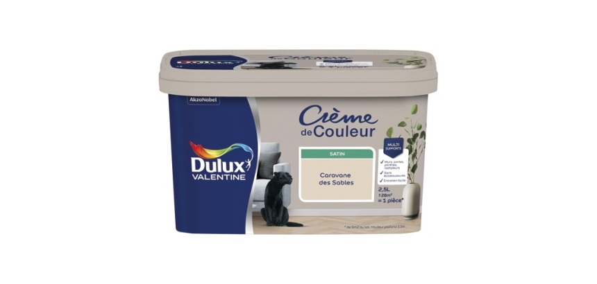 Peinture 2.5 L Crème de Couleur Satin - Caravane des Sables