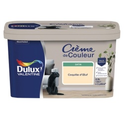 Peinture 2.5 L Crème de Couleur Satin - Coquille d'œuf