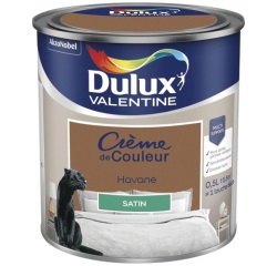 Peinture 0.5 L Crème de Couleur Satin - Havane