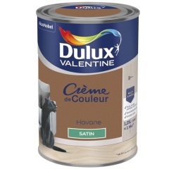 Peinture 1.25 L Crème de Couleur Satin - Havane
