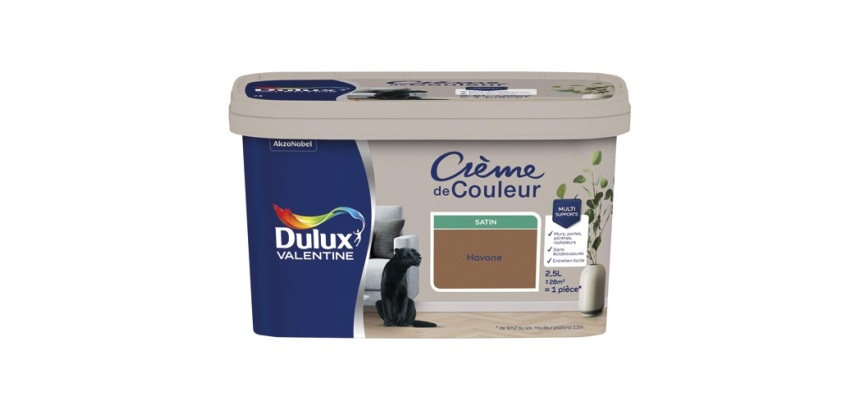 Peinture 2.5 L Crème de Couleur Satin - Havane