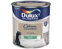 Peinture 0.5 L Crème de Couleur Satin - Gazelle