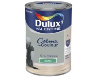 Peinture 1.25 L Crème de Couleur Satin - Gris Alpaga