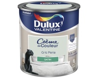 Peinture 0.5 L Crème de Couleur Satin - Gris Perle