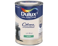 Peinture 1.25 L Crème de Couleur Satin - Lin Brut