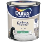 Peinture 0.5 L Crème de Couleur Satin - Lin Clair