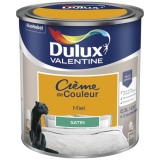 Peinture crème de couleur satin - 0.5 L - miel
