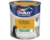 Peinture 0.5 L Crème de Couleur Satin - Miel