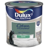 Peinture crème de Couleur satin - 0.5 L - vert céladon