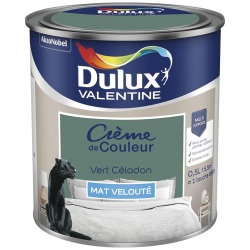 Peinture crème de Couleur mat - 0.5 L - vert céladon