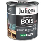 Peinture microporeuse 0,5 L Extérieur Bois Satin - Gris Anthracite RAL7016