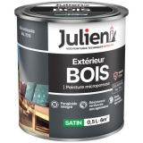 Peinture microporeuse satin - extérieur bois - 0.5 L - gris anthracite RAL7