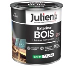 Peinture microporeuse 0,5 L Extérieur Bois Satin - Noir RAL9005