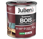 Peinture microporeuse 0,5 L Extérieur Bois Satin - Rouge Basque RAL3004