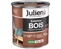 Peinture microporeuse 0,5 L Extérieur Bois Satin - Brun Cuivre RAL8004