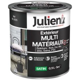 Peinture extérieur satin - multi-matériaux - 0.5 L - noir RAL9005