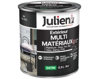 Peinture 0,5 L Extérieur Multi-matériaux - Noir RAL9005