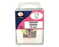 Crochets adhésifs carrés