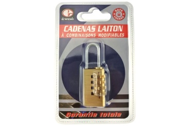 Cadenas laiton à chiffres