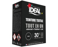 Teinture textile Tout en un Idéal  - Noir - Boîte de 350 g