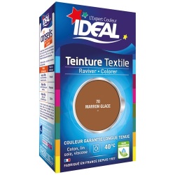 Teinture textile liquide Grand teint Idéal - Marron glacé N°70 - 40 ml