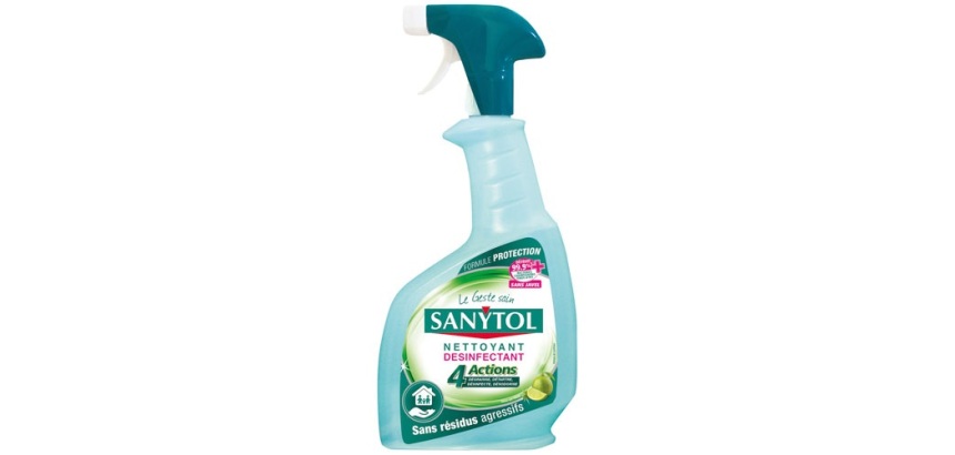 Nettoyant - désinfactant - multi-usages - 4 en 1 - spray 500 mL