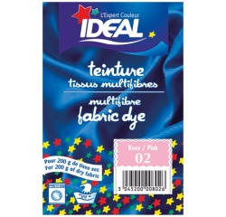 Teinture  multifibres - rose - sachet de 15 g