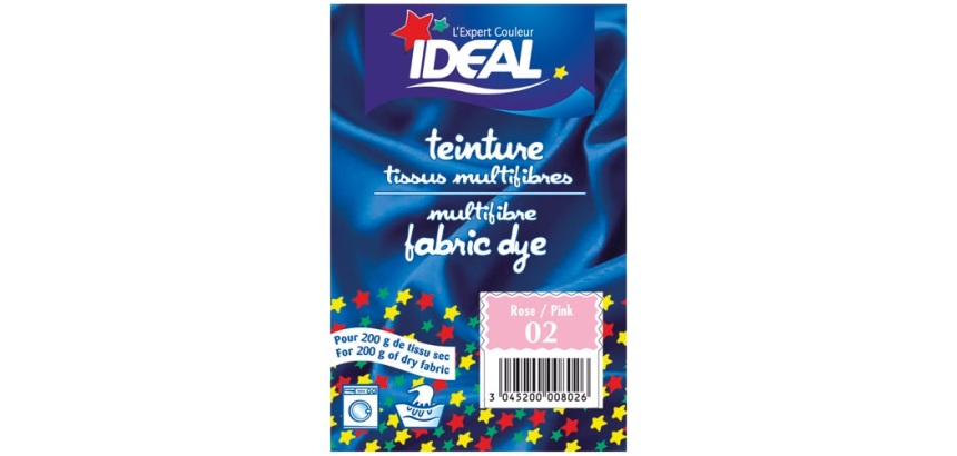 Teinture  multifibres - rose - sachet de 15 g