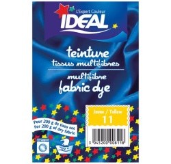 Teinture  multifibres - jaune - sachet de 15 g