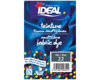 Teinture  multifibres - gris- sachet de 15 g