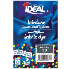 Teinture  multifibres - gris- sachet de 15 g