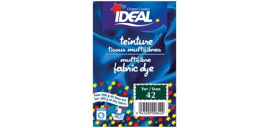 Teinture  multifibres - vert - sachet de 15 g