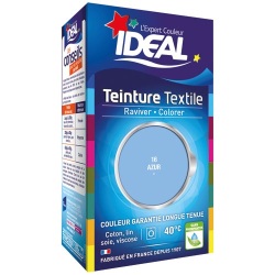 Teinture textile liquide Grand teint Idéal - Azur N°16 - 40 ml