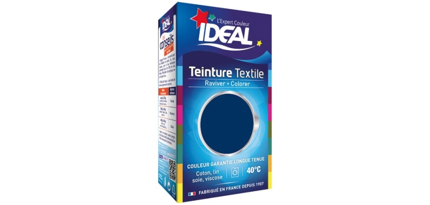 Teinture - liquide - textile - 40 mL - marine