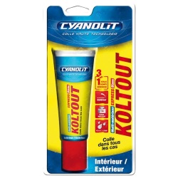 Mastic colle express - 50 mL - blanc