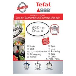 Joint 4.5 L ou 6 L Actua / Authentique / Cocotte Minute - 790141