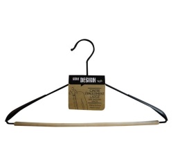 Cintre épaulement large - Design - métal et bois - 42 cm