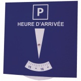 Disque de stationnement zone bleue