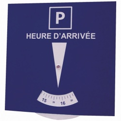 Disque de stationnement zone bleue