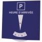 Disque de stationnement zone bleue