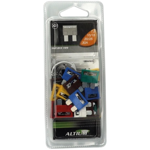 Fusible auto enfichable - lot de 21 assortis