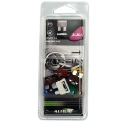 Fusible auto enfichable - 1 fusible radio 2A - lot de 10 assortis