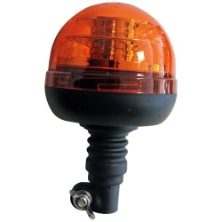 Gyrophare led - sur tige flexible - 12/24V