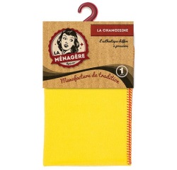 Chamoisine - chiffon à poussière - 40 x 50 cm - jaune