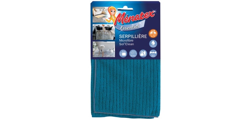 Serpillière microfibre - Sol'clean - 45 x 50 cm