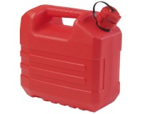 Jerrican plastique hydrocarbures - 10 L - rouge