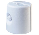 Pied de tonnelle - plastique - à remplir - blanc