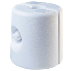 Pied de tonnelle - plastique - à remplir - blanc