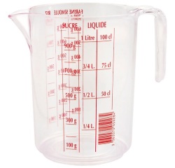 Pichet doseur gradué - 1 L